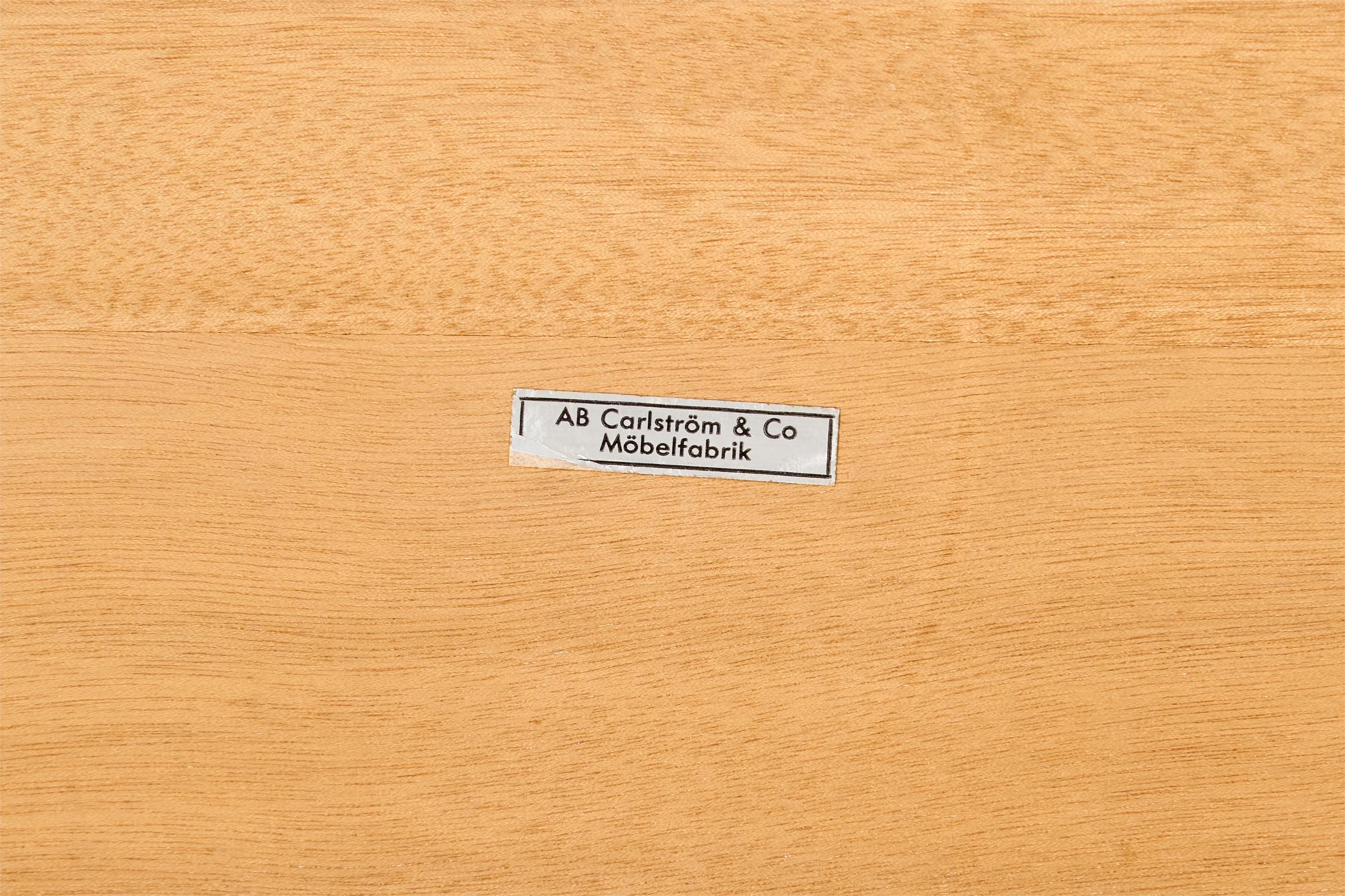 AB Carlström & Co, Nightstands, Teak, Birch, Sweden, 1950s For Sale 6