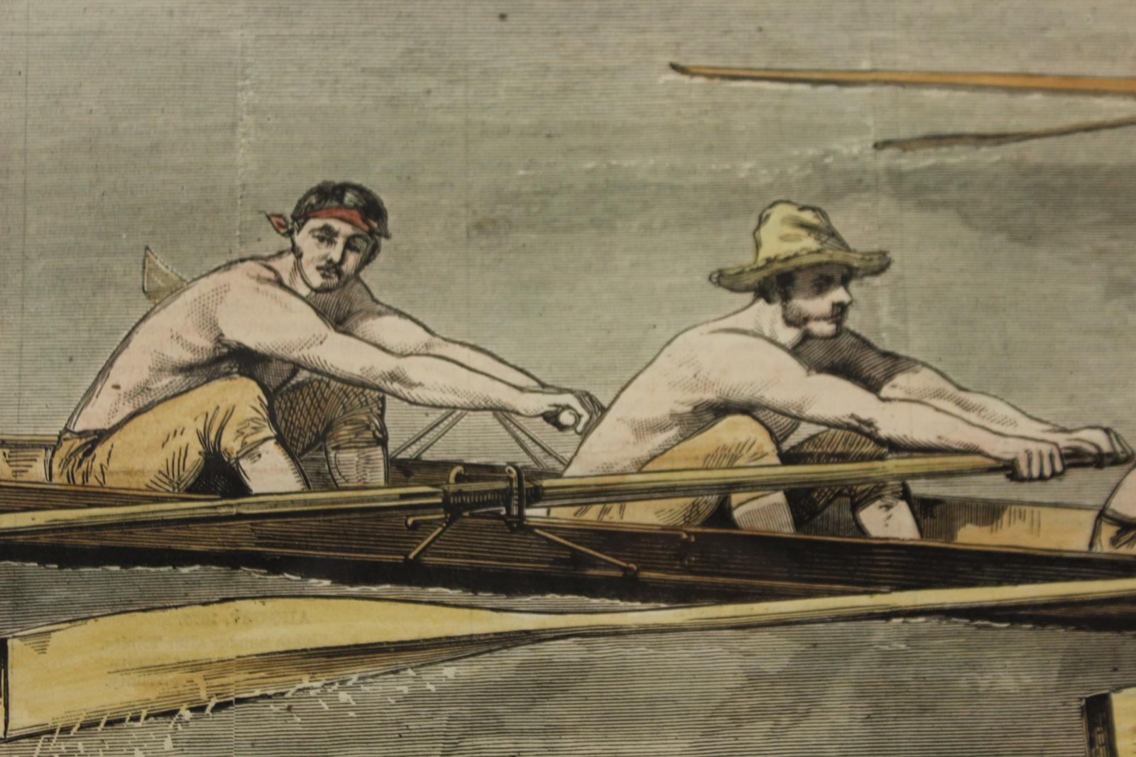 „Die Intercollegiate Regatta, Victorious Cornell“ 1876 von A.B. Frost im Angebot 9