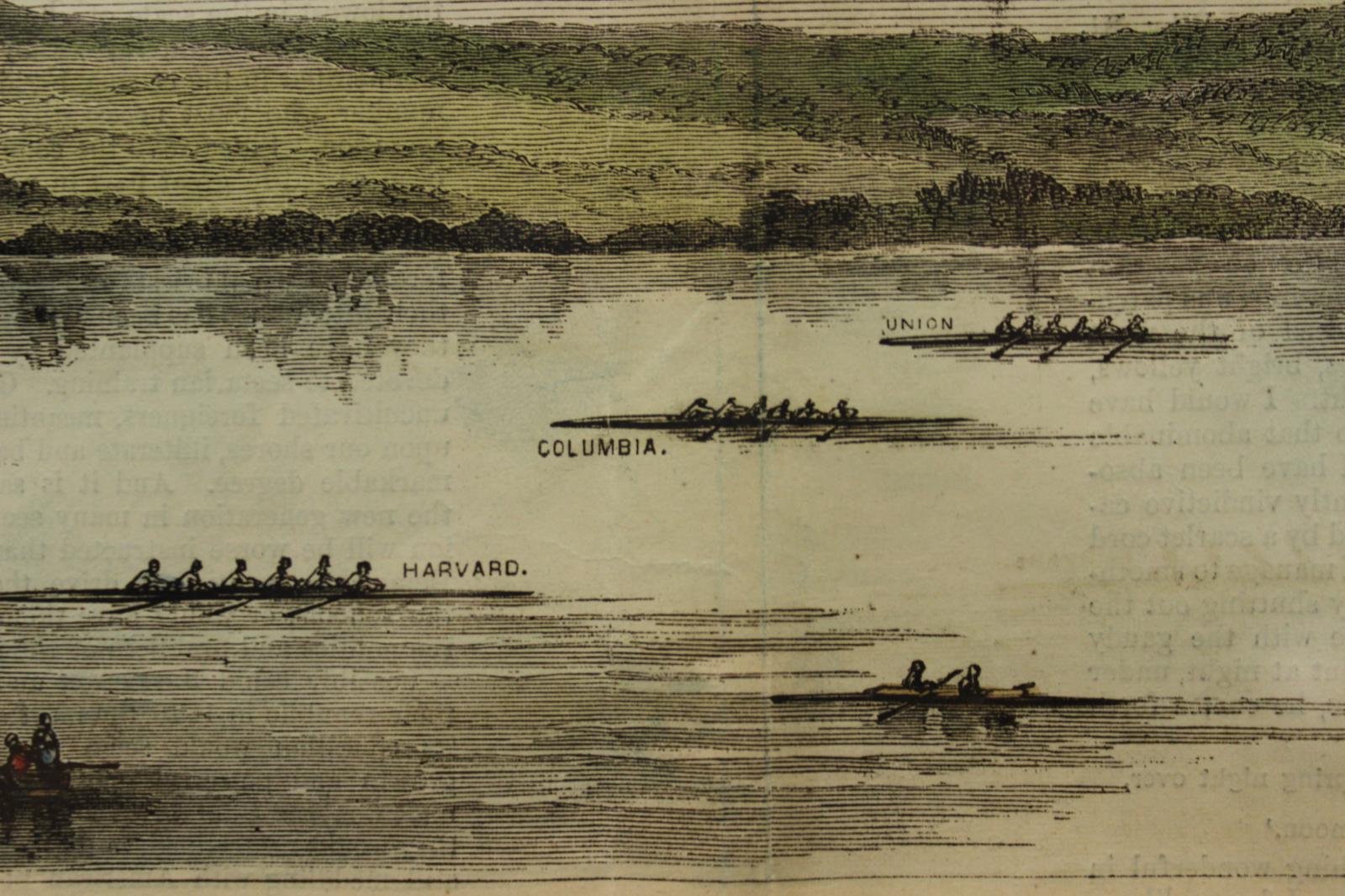 „Die Intercollegiate Regatta, Victorious Cornell“ 1876 von A.B. Frost im Angebot 5