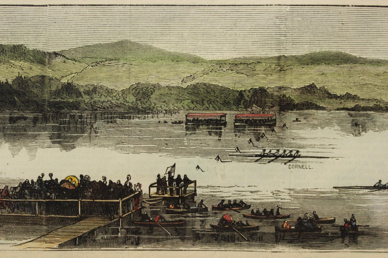 „Die Intercollegiate Regatta, Victorious Cornell“ 1876 von A.B. Frost im Angebot 6