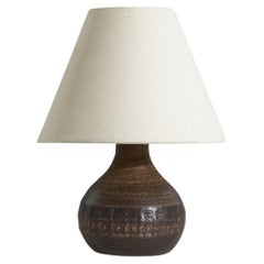 AB Konsthantverk, Table Lamp, Stoneware, Sweden, c. 1970s