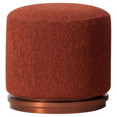A&B Living Punto Small Red Pouf A&B Living Punto Small Red Pouf