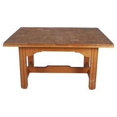 AB Nordiska Kompaniet Art Nouveau Draw Leaf Dining Table