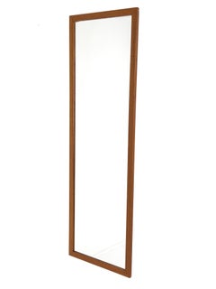 AB Nygeverken – Wandspiegel im schwedischen Modern-Stil aus Teakholz, Schweden, 1960er Jahre