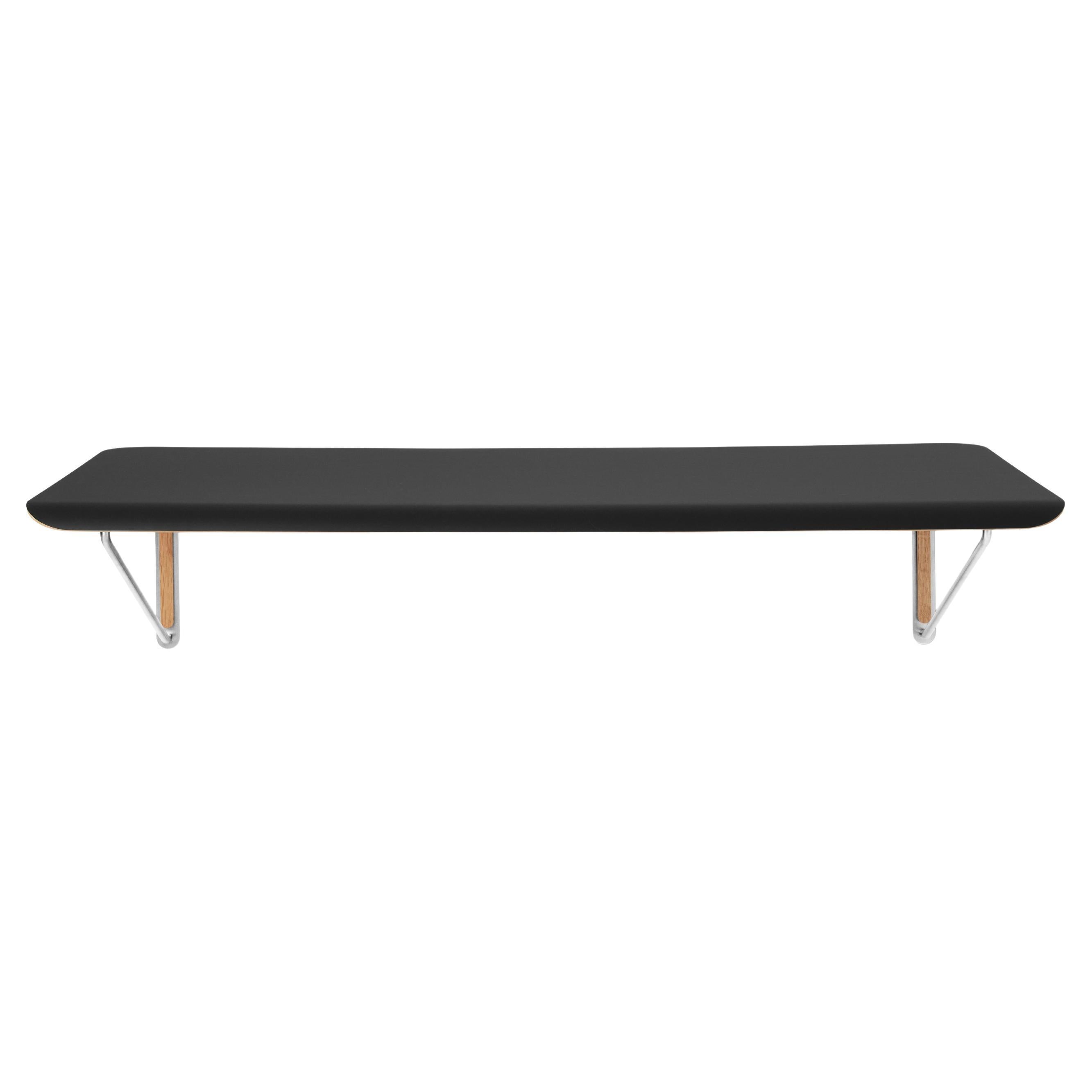Wandschreibtisch „AB019“ aus schwarzem Laminat von Anker Bak für Carl Hansen & Son