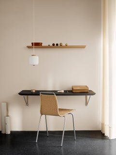 Wandschreibtisch „AB019“ aus schwarzem Laminat mit Schublade und Schublade von Anker Bak für Carl Hansen & Sohn