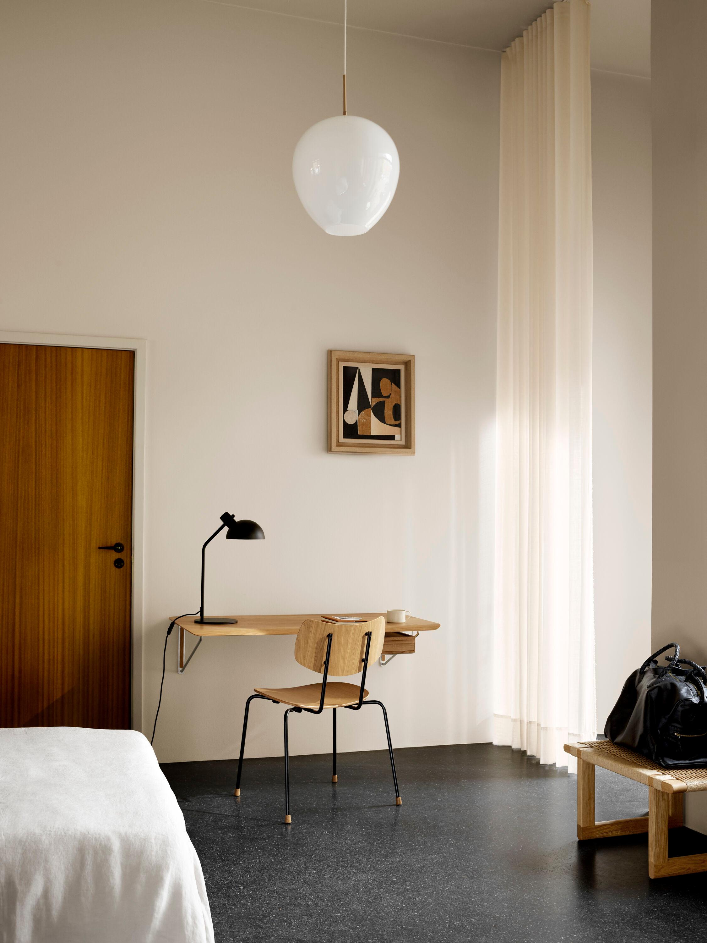 Laccato Scrivania da parete 'AB019' in Oak laccato di Anker Bak per Carl Hansen & Son in vendita