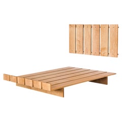 AB7 Full Size Platform Bed in Solid Maple by Atlas Industries