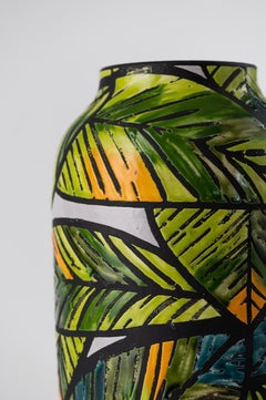 ABA-7 Nuoveforme Tropical Leaves Vase