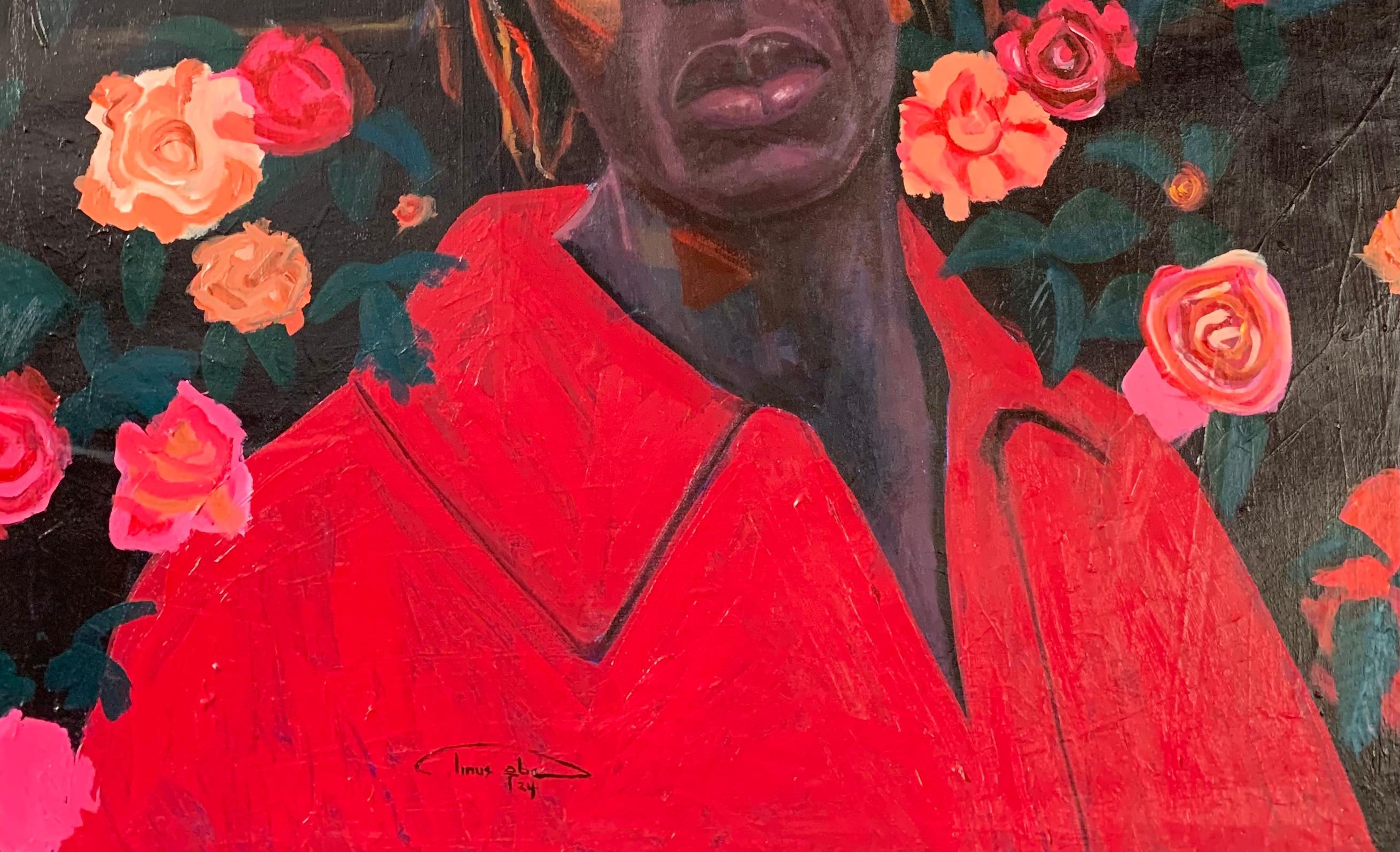 Versandverfahren
Versand in einem gut geschützten Rohr aus Nigeria
Dieses Werk ist ein Unikat, kein Druck oder eine andere Art von Kopie.
Begleitet von einem Echtheitszertifikat (ausgestellt von der Galerie)

Über den Künstler
Aba Linus ist ein