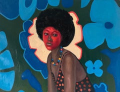 Mujer negra de Kuta - Siglo XXI. Contemporáneo, Figurativo Moderno, África