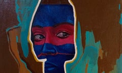 Entangled 1 - 21st Century. Contemporary, Figurative Modern, Africa, Couple