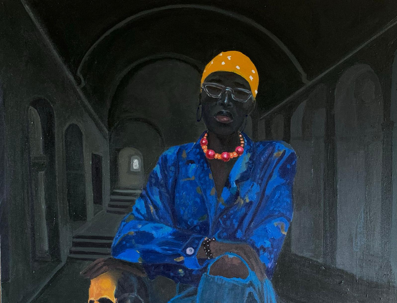 Gangster's Paradise 2 - 21° secolo. Contemporaneo, Ritratto figurativo, Moderno - Painting di Aba Linus