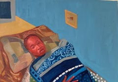 Long Night in a Foreign Town - 21st Century. Contemporary, Figurative, Modern