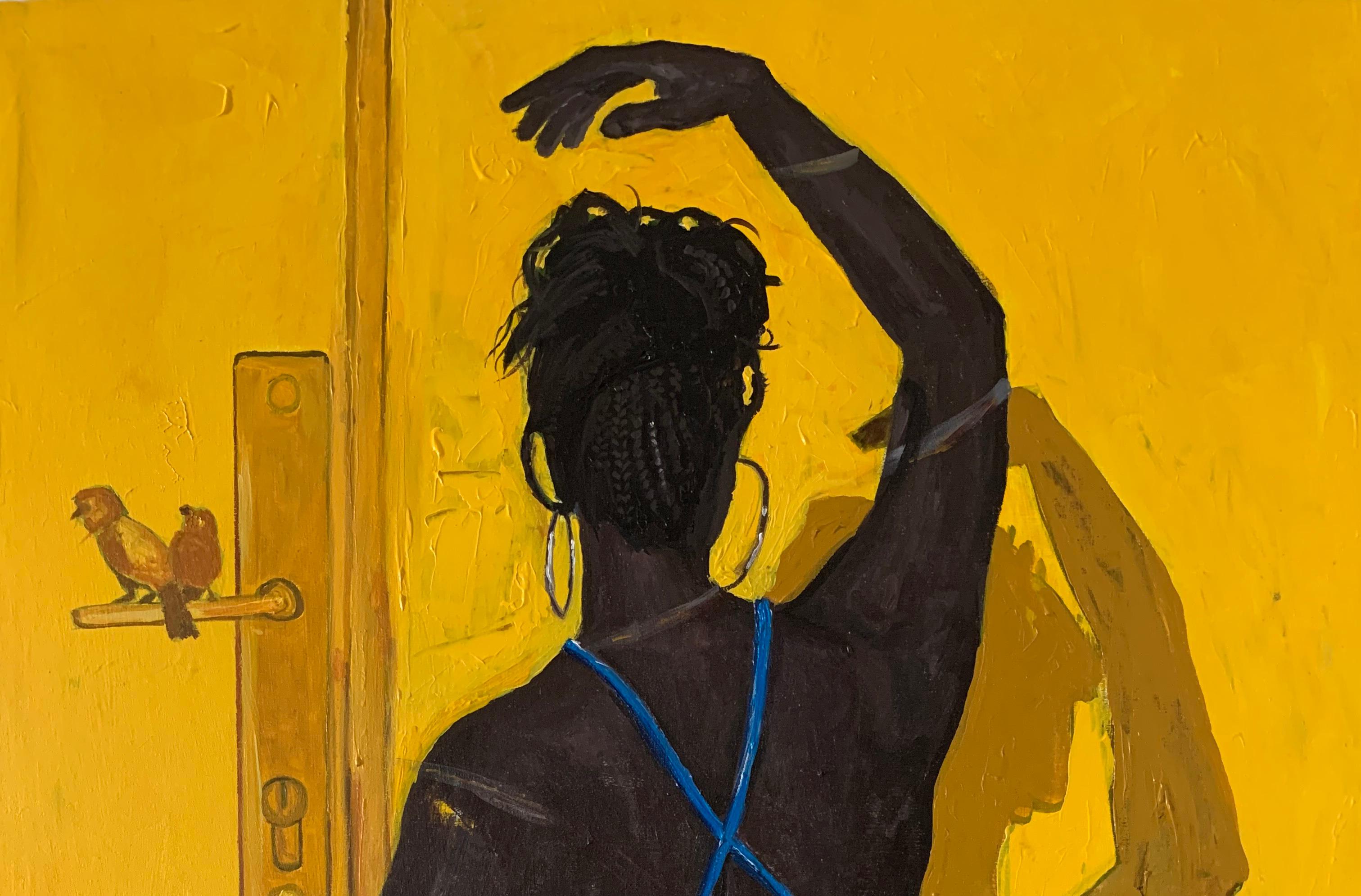 Turn out The Lamp e Love Me Tonight - 21st Century. Donne contemporanee e moderne - Painting di Aba Linus