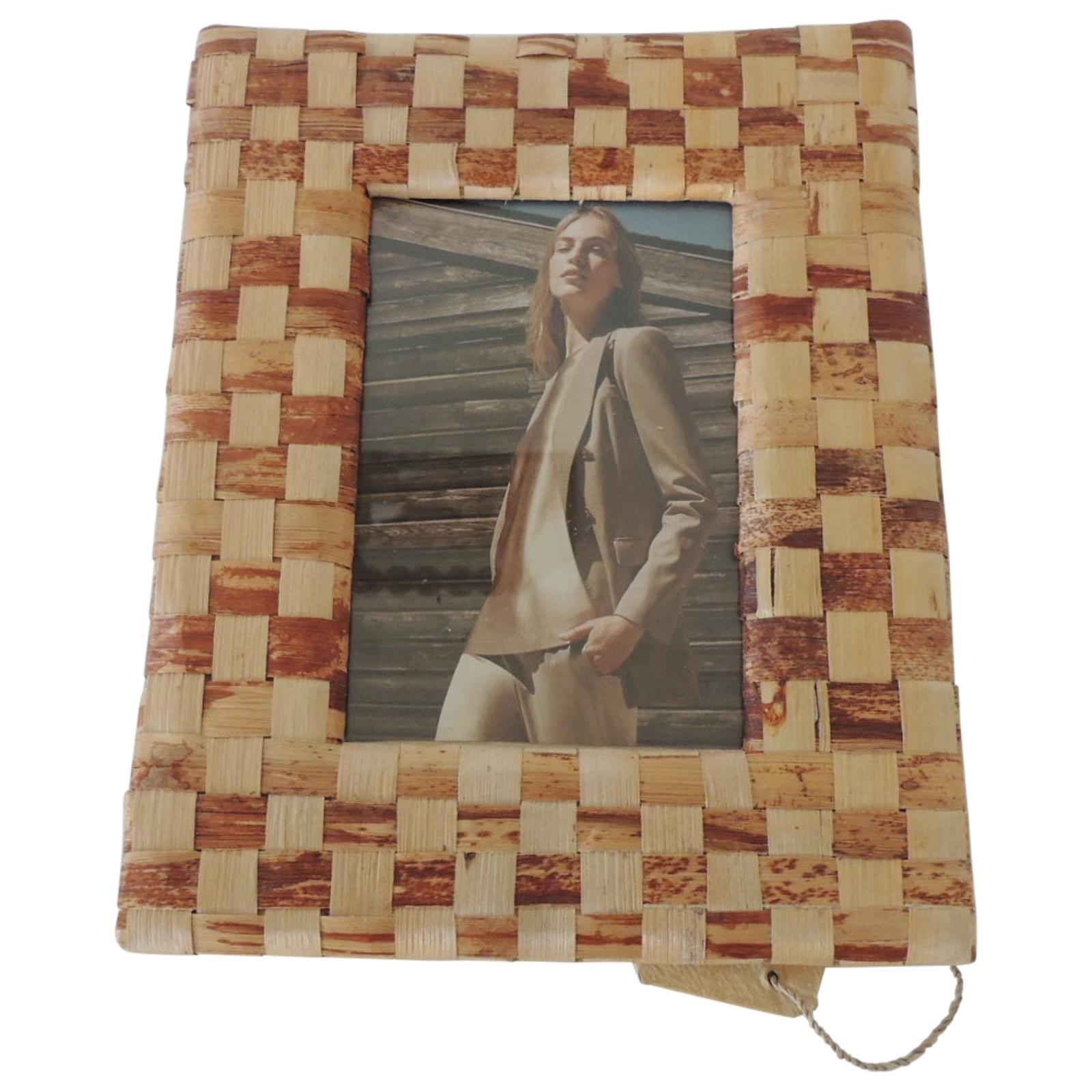Abaca Woven Decorative Picture Frame