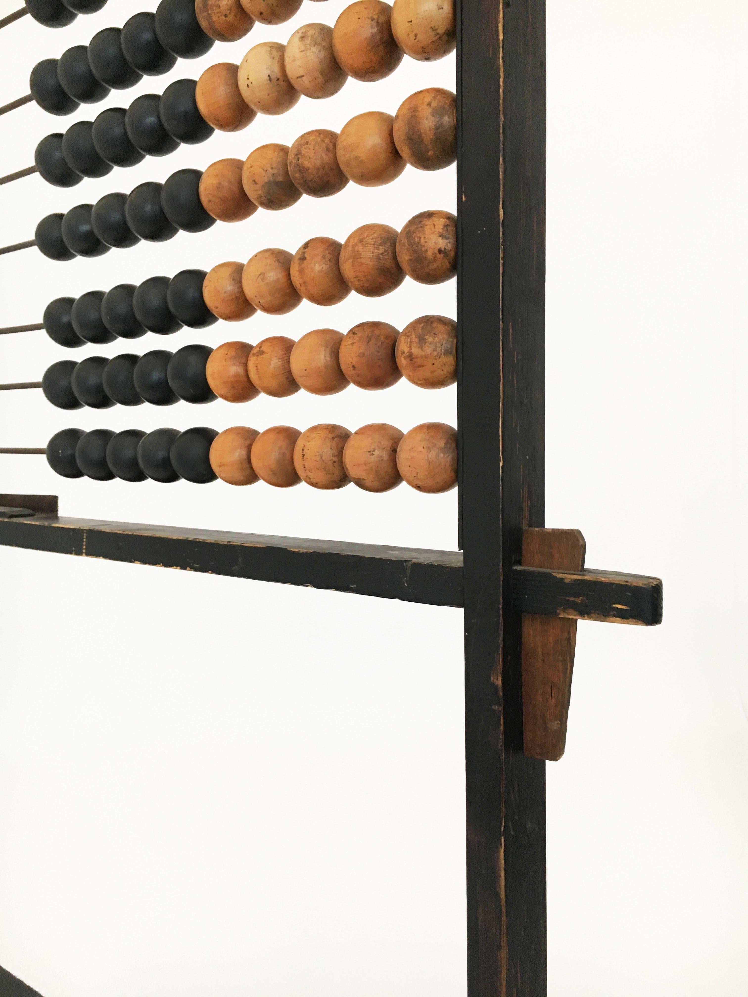 Early 20th Century Primitive Modern Abacus Sculpture Historical Obsolete Object, Austria 1920s