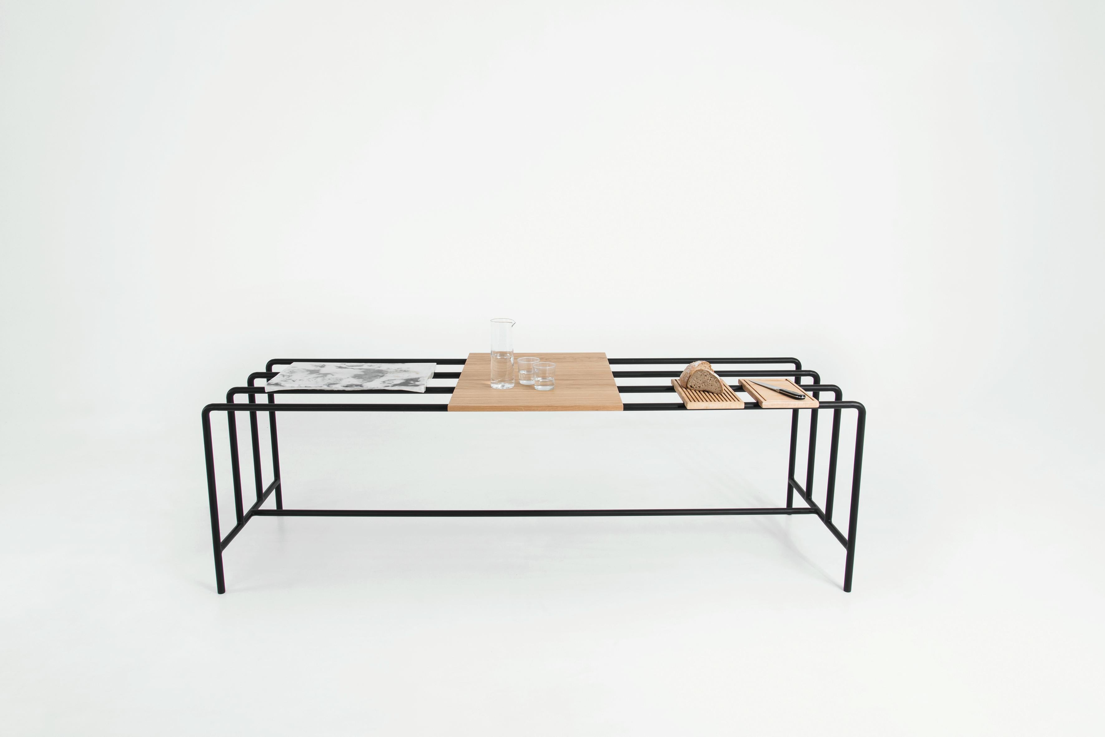 Abacus Table by Pierre-Emmanuel Vandeputte For Sale 1