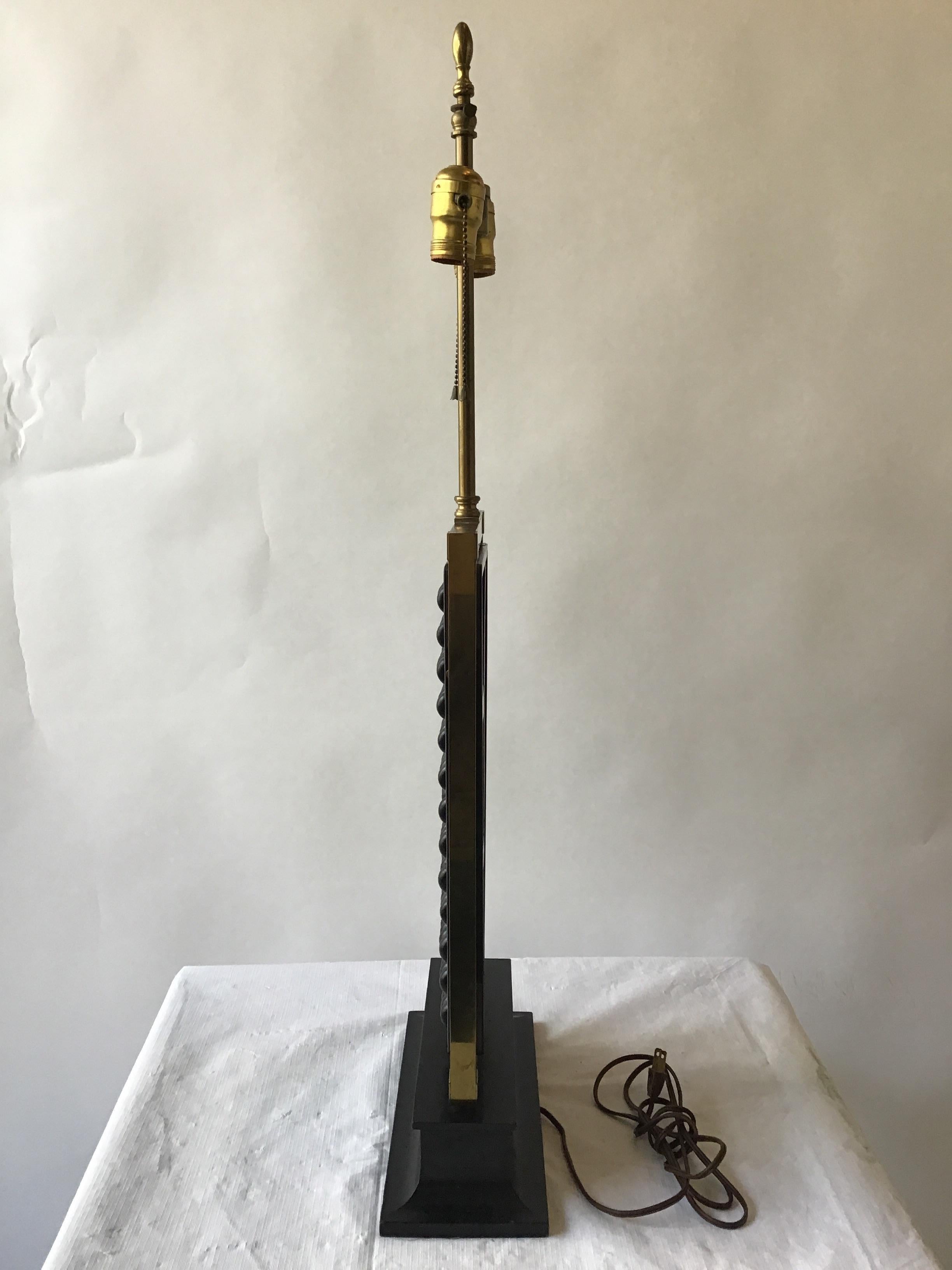 Abacus Table Lamp by Warren Kessler For Sale 1