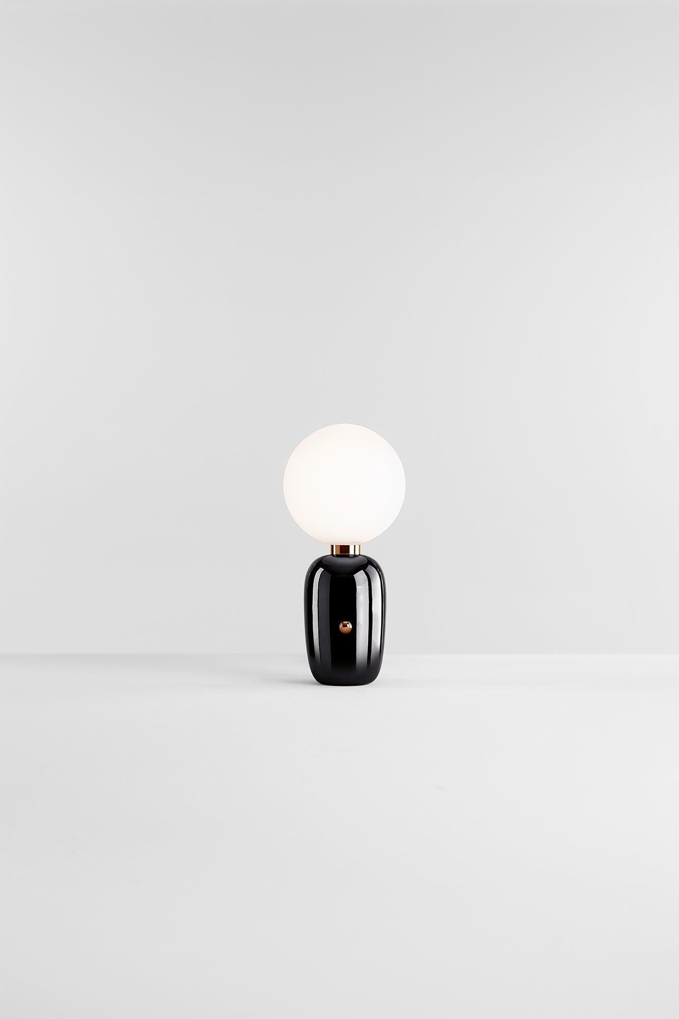 Mid-Century Modern Aballs M PE Table Lamp in Copper Color by Jaime Hayon 2013 For Sale