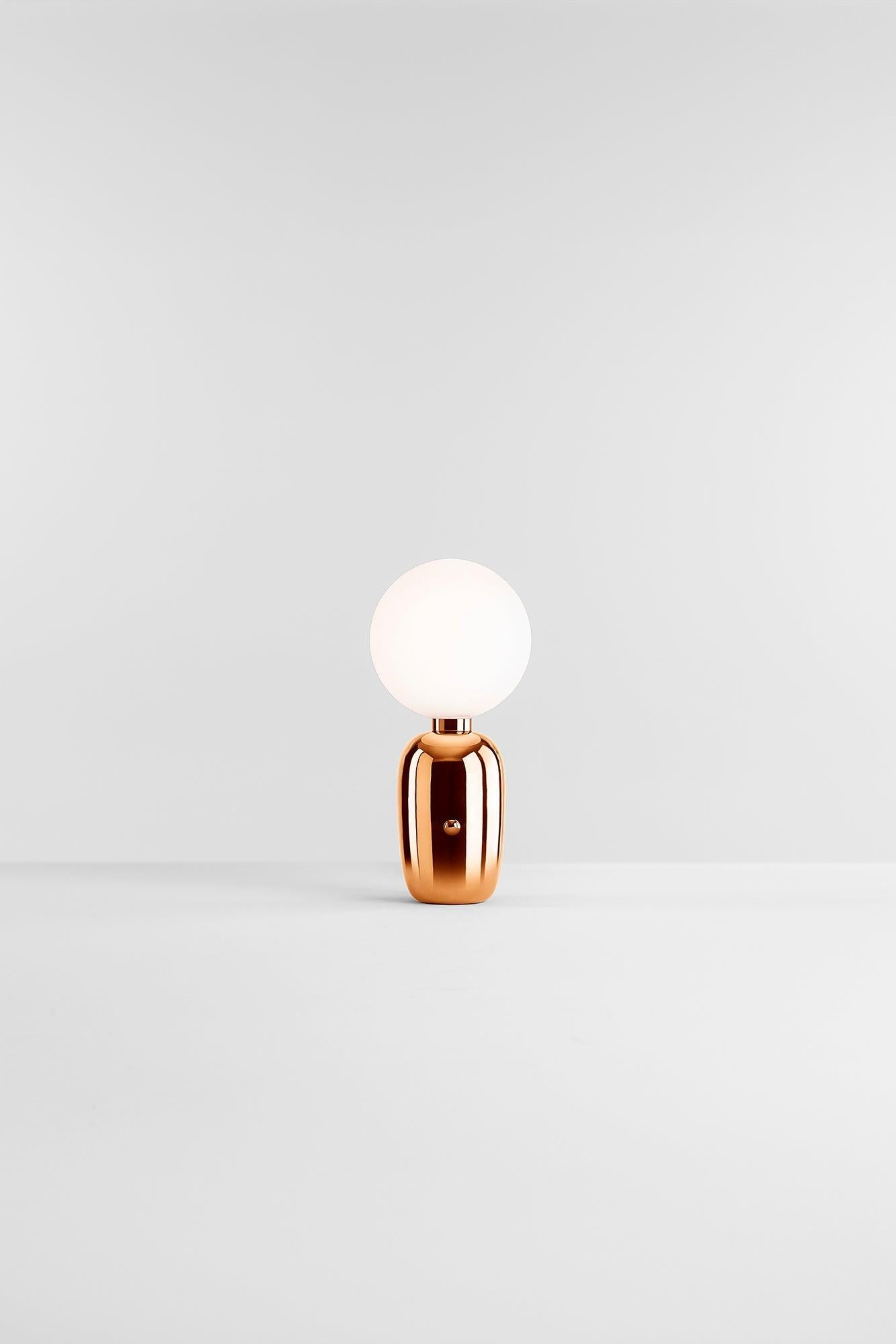Aballs M PE Table Lamp in Copper Color by Jaime Hayon 2013 For Sale