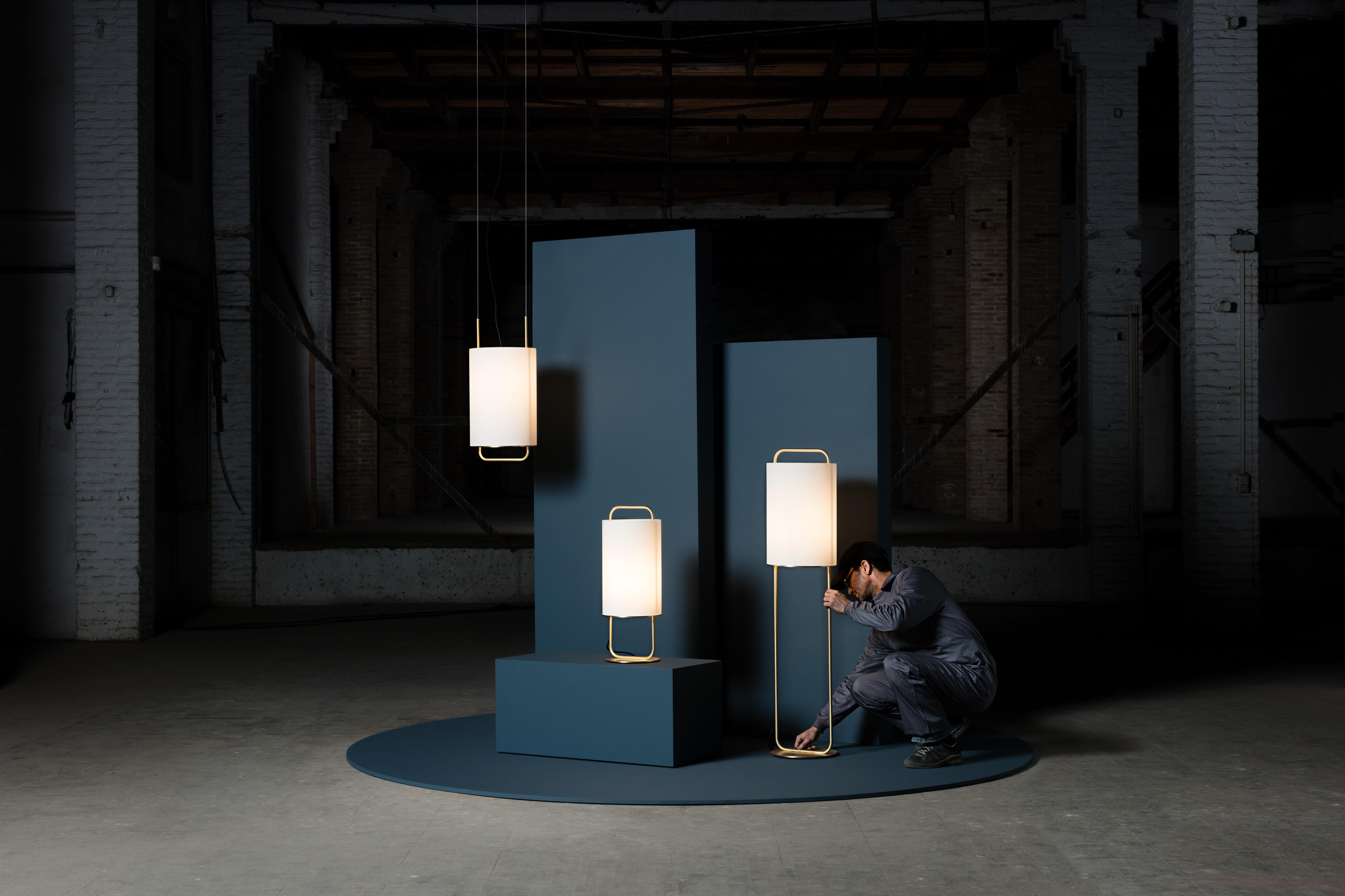 Contemporary Aballs M PE Table Lamp in Golden by Jaime Hayon 2013 For Sale