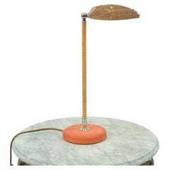 Abalone Desk Lamp in Chrome with Natural Seashell Shade [In Stock]