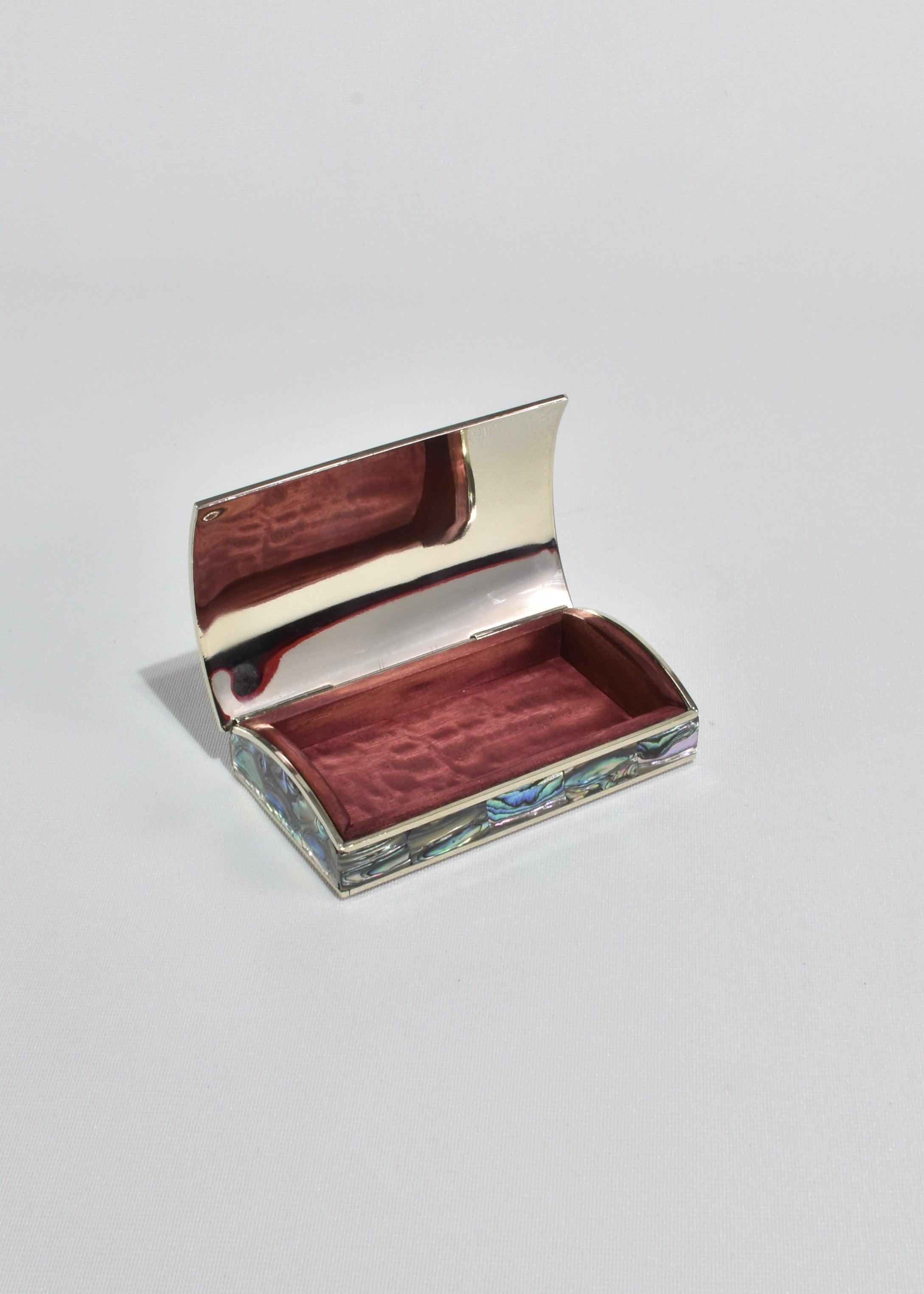 Hand-Crafted Abalone Jewelry Box
