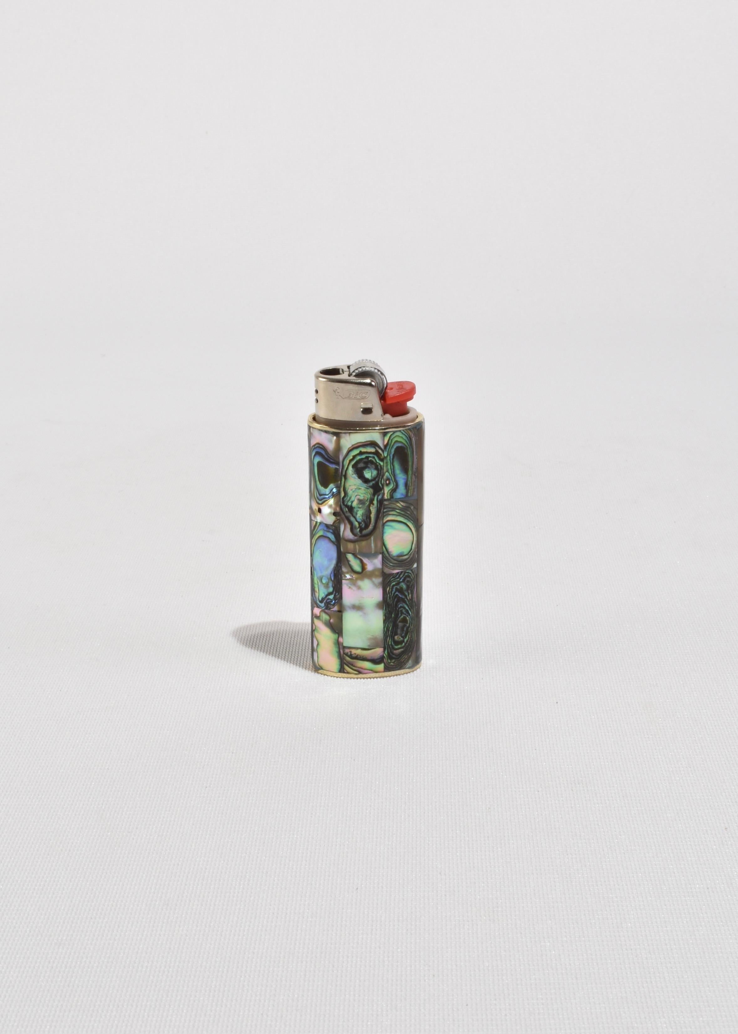 20th Century Abalone Lighter Case