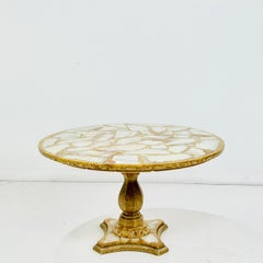 Abalone, Onyx, and Gold Leaf Cocktail Table by Arturo Pani