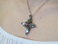 Abalone Pearl and Gemstone Pendant