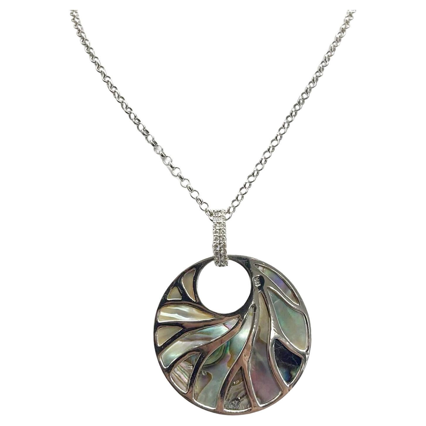 Abalone Pearl Pendant For Sale
