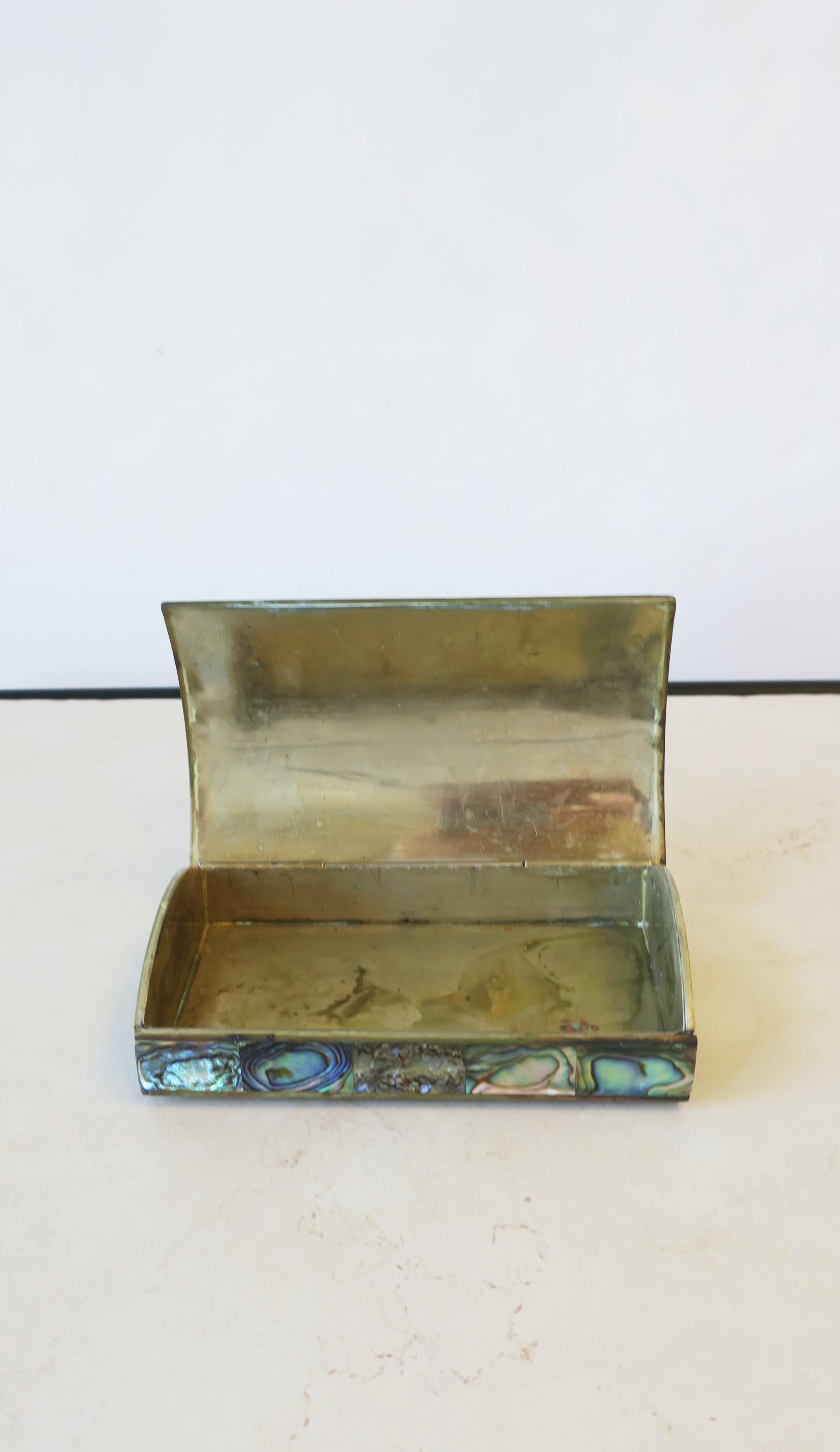 Abalone Seashell Jewelry or Decorative Box 5