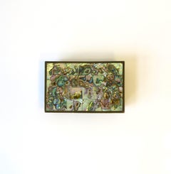Abalone Seashell and Brass Box