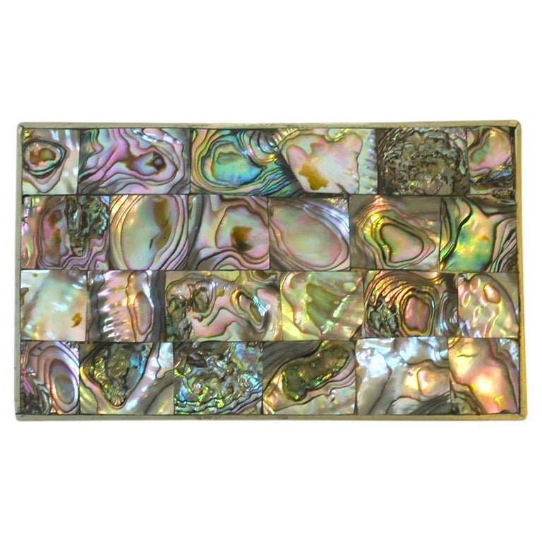 Abalone Seashell Box For Sale at 1stDibs