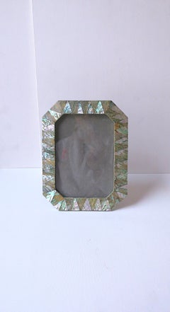 Abalone Seashell Picture Frame '80s '90s