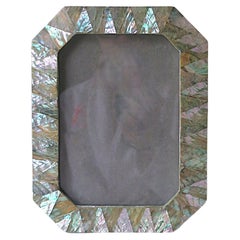 Abalone Seashell Picture Frame '80s '90s