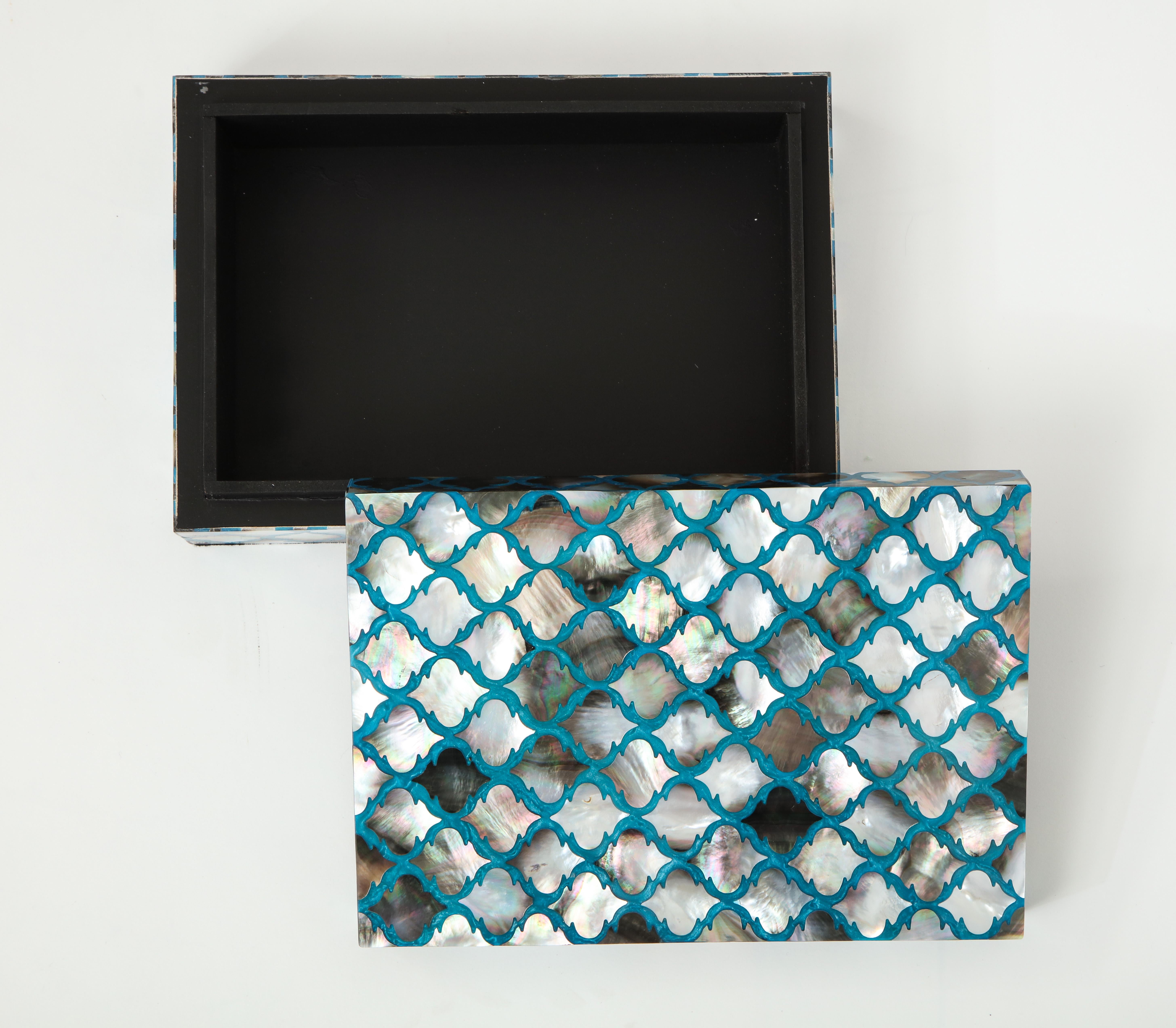 Contemporary Abalone Shell Inlay Box