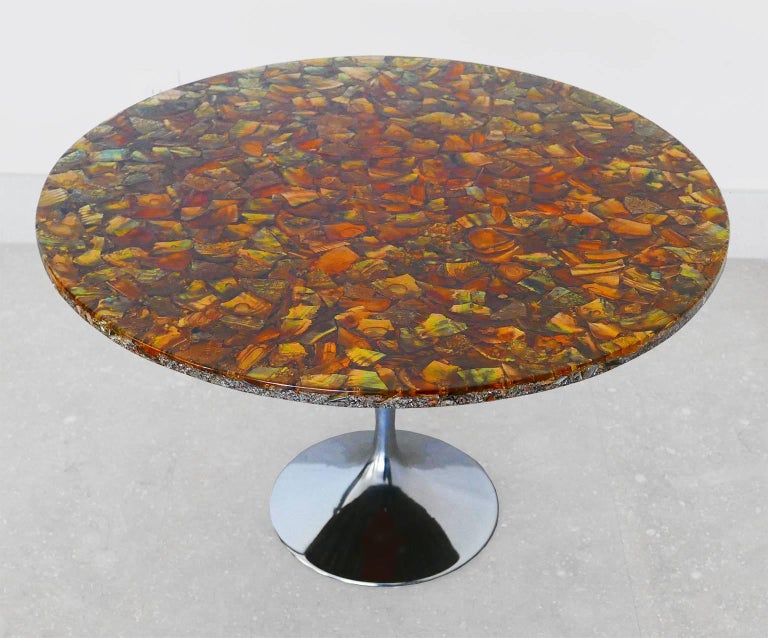 Abalone Top Table For Sale at 1stDibs