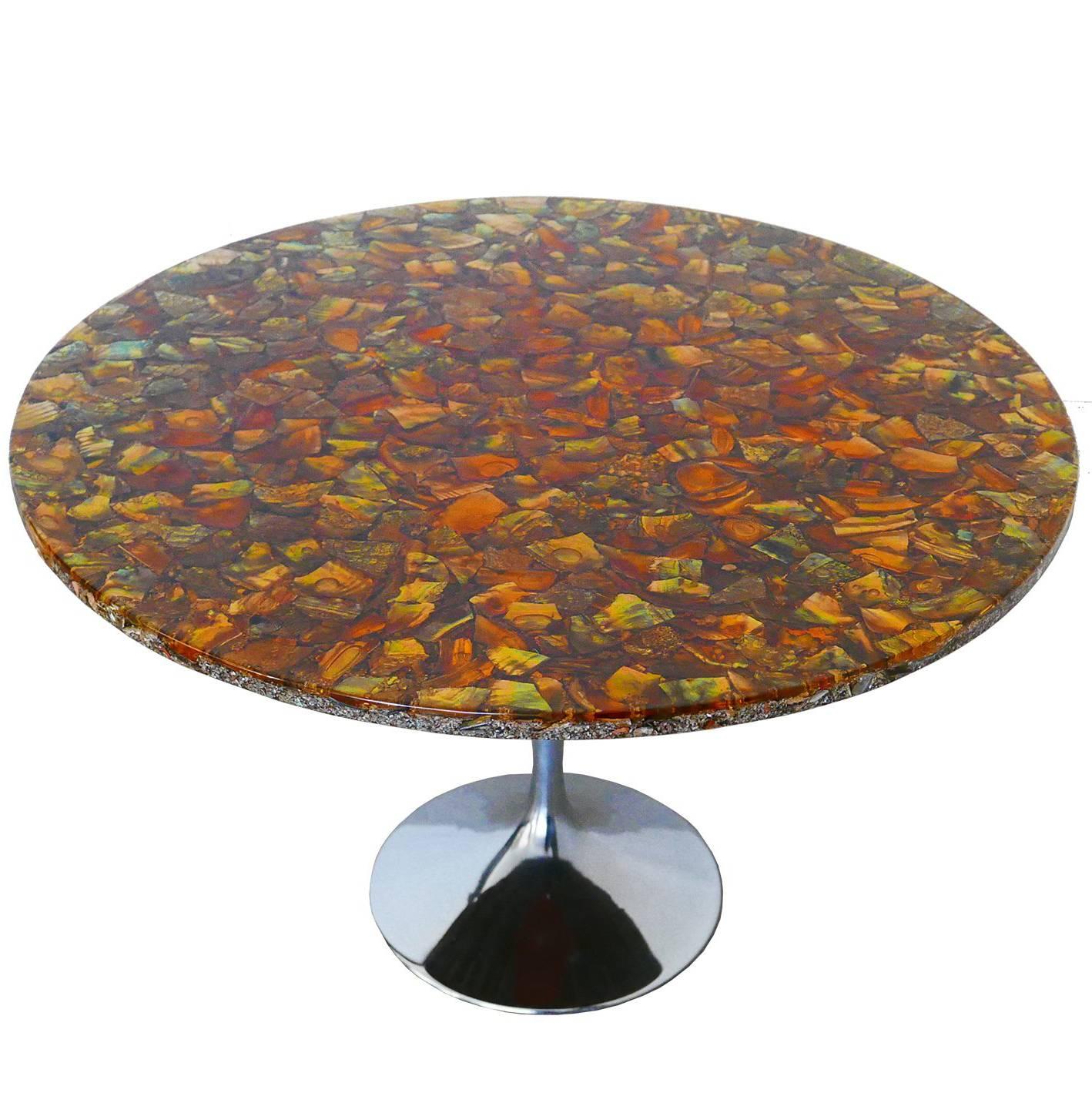 Abalone Top Table For Sale