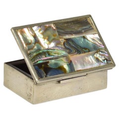 Vintage Abalone Trinket Box