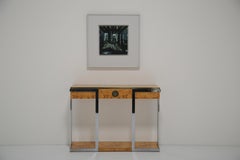 ‘Abandoned Figure’, Oil on board by Philip Ryan, signed.