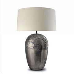 ABANICOS. Table Lamp Aged Brass Contemporary Art Deco Design Handmade. Shade Inc
