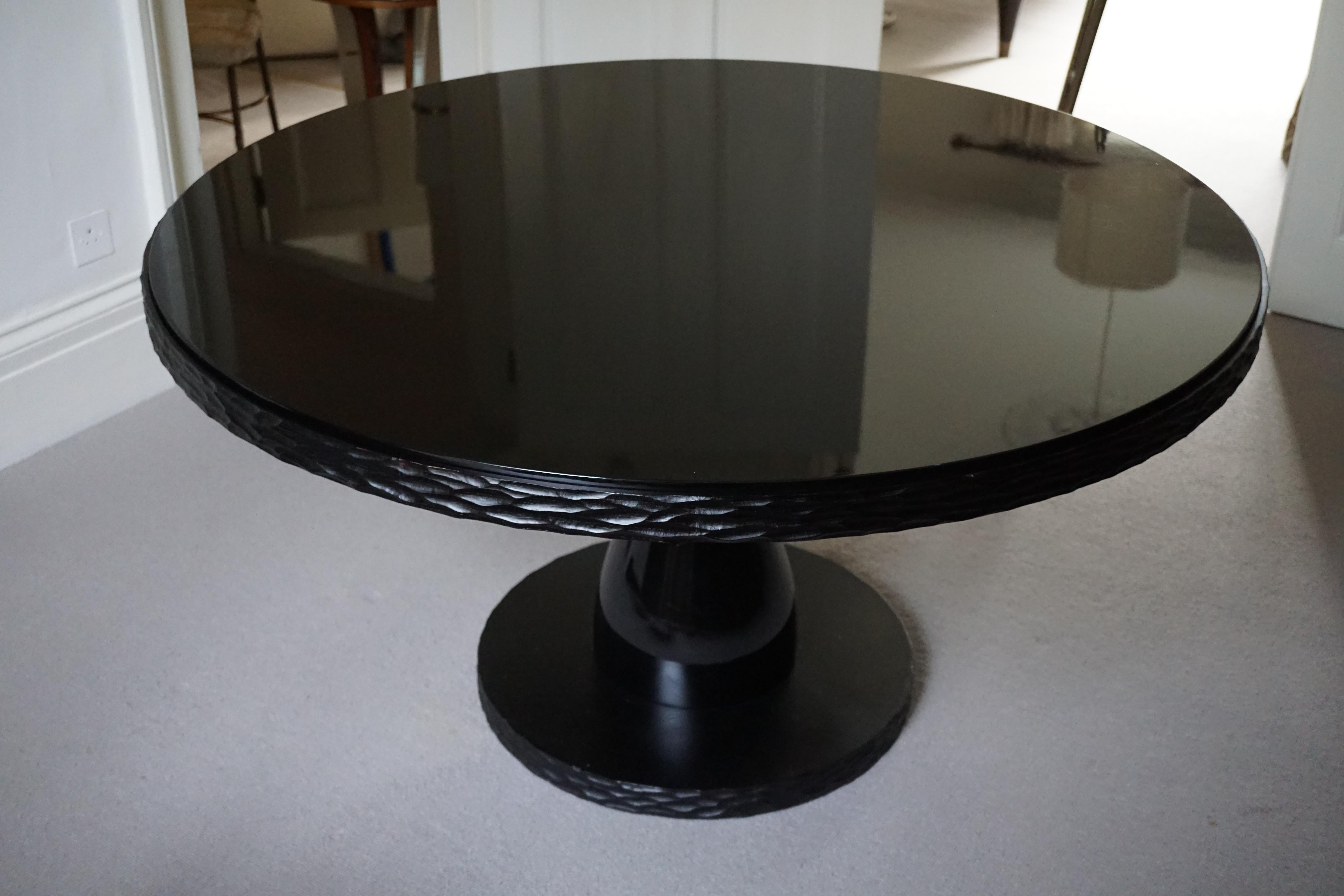 Contemporary Abara Round Table By Francis Sultana For Sale