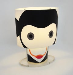 Abat Jour "Monkey", Lamp in Opalflex Limited Edition Signed by Anna Gili