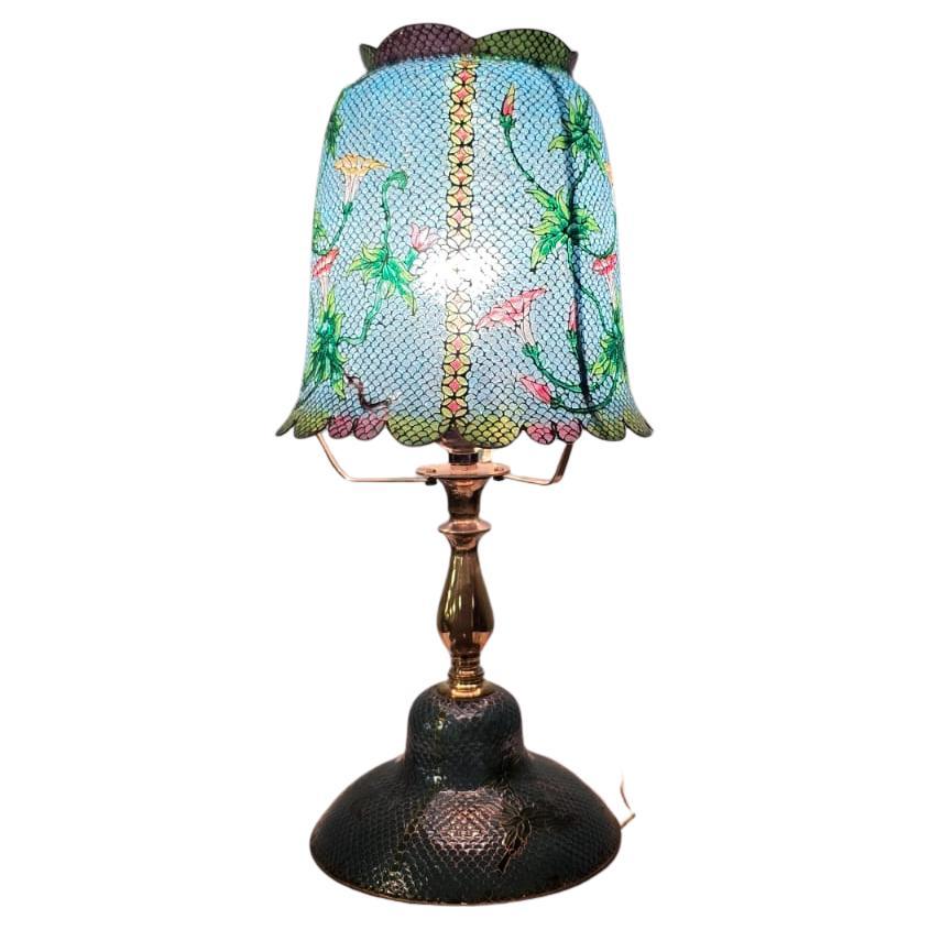 Orientalisches Pliqué abat-jour a jour im Angebot