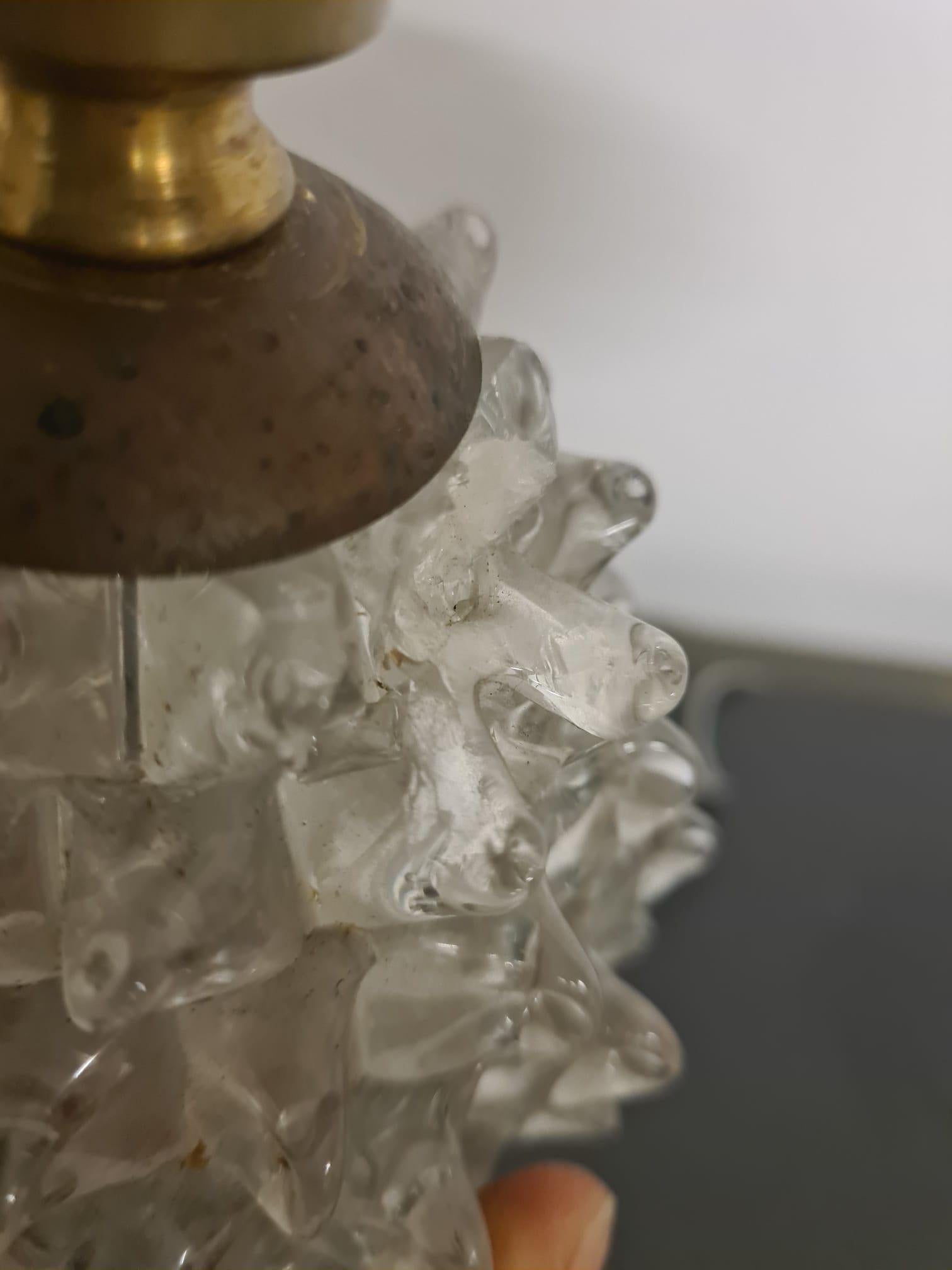 Verre de Murano Abat-jour Rostrata par Ercole Barovier en vente