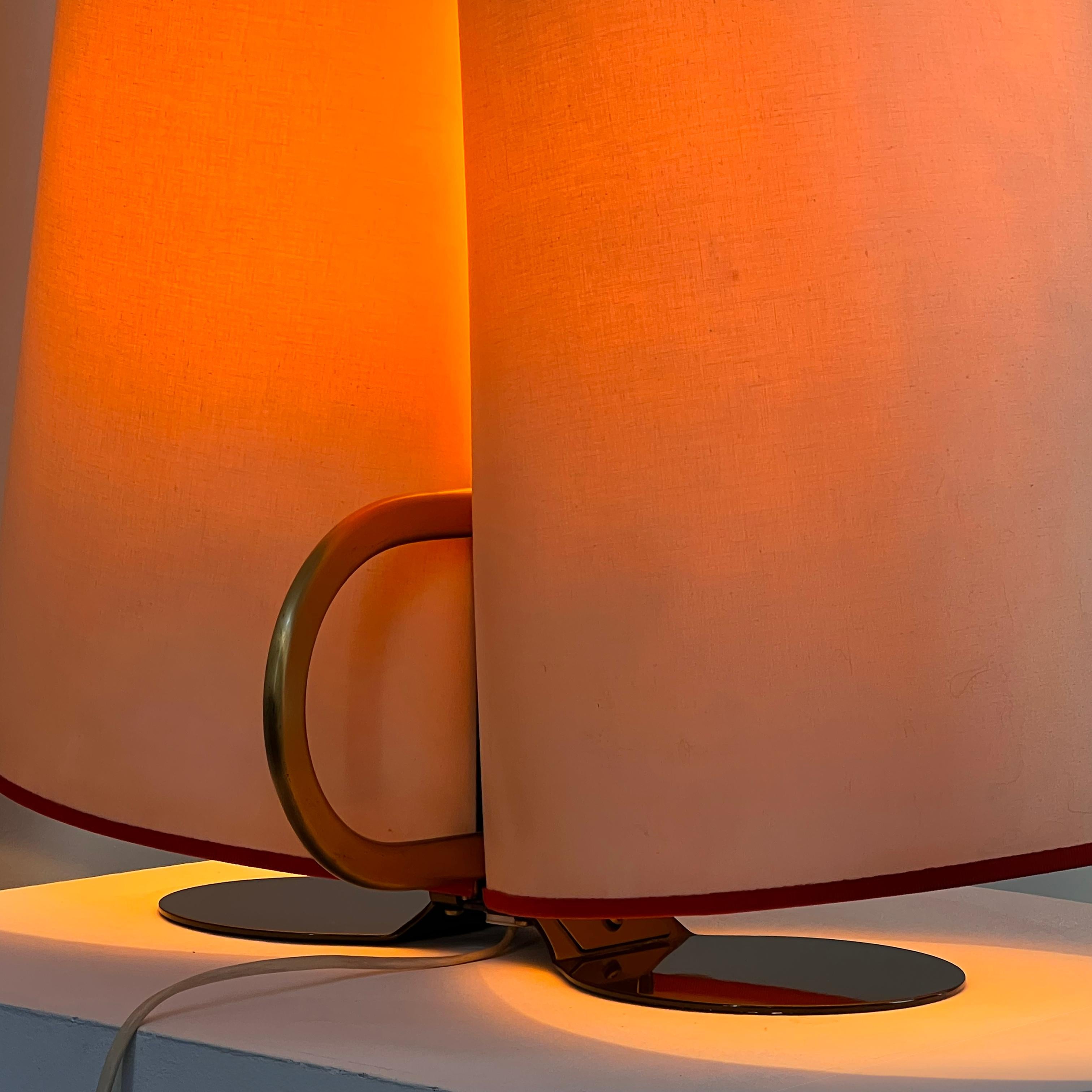 Mid-Century Modern Abatina table lamp designed by Afra & Tobia Scarpa for Flos, Italy 1980s