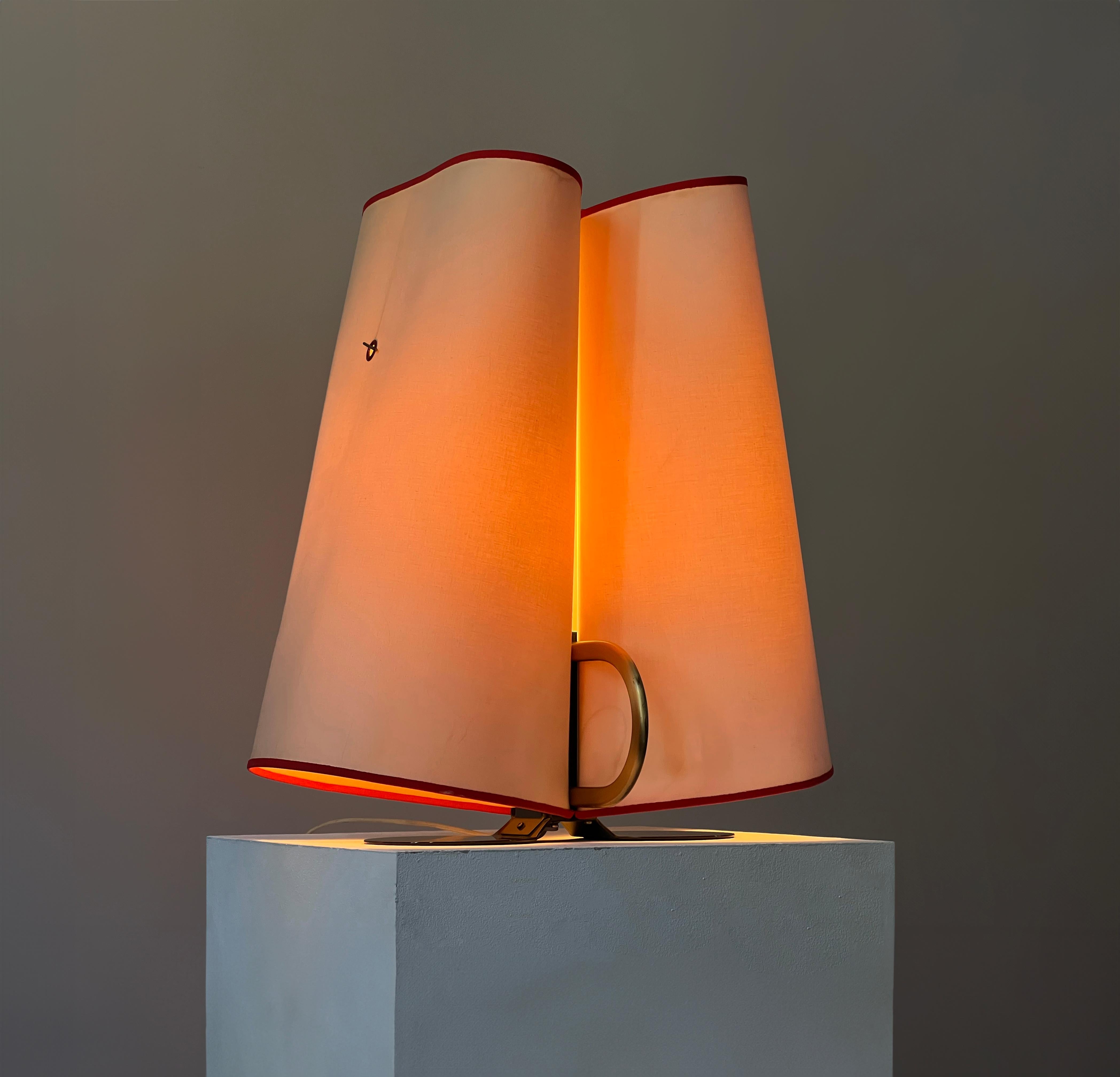 Late 20th Century Abatina table lamp designed by Afra & Tobia Scarpa for Flos, Italy 1980s