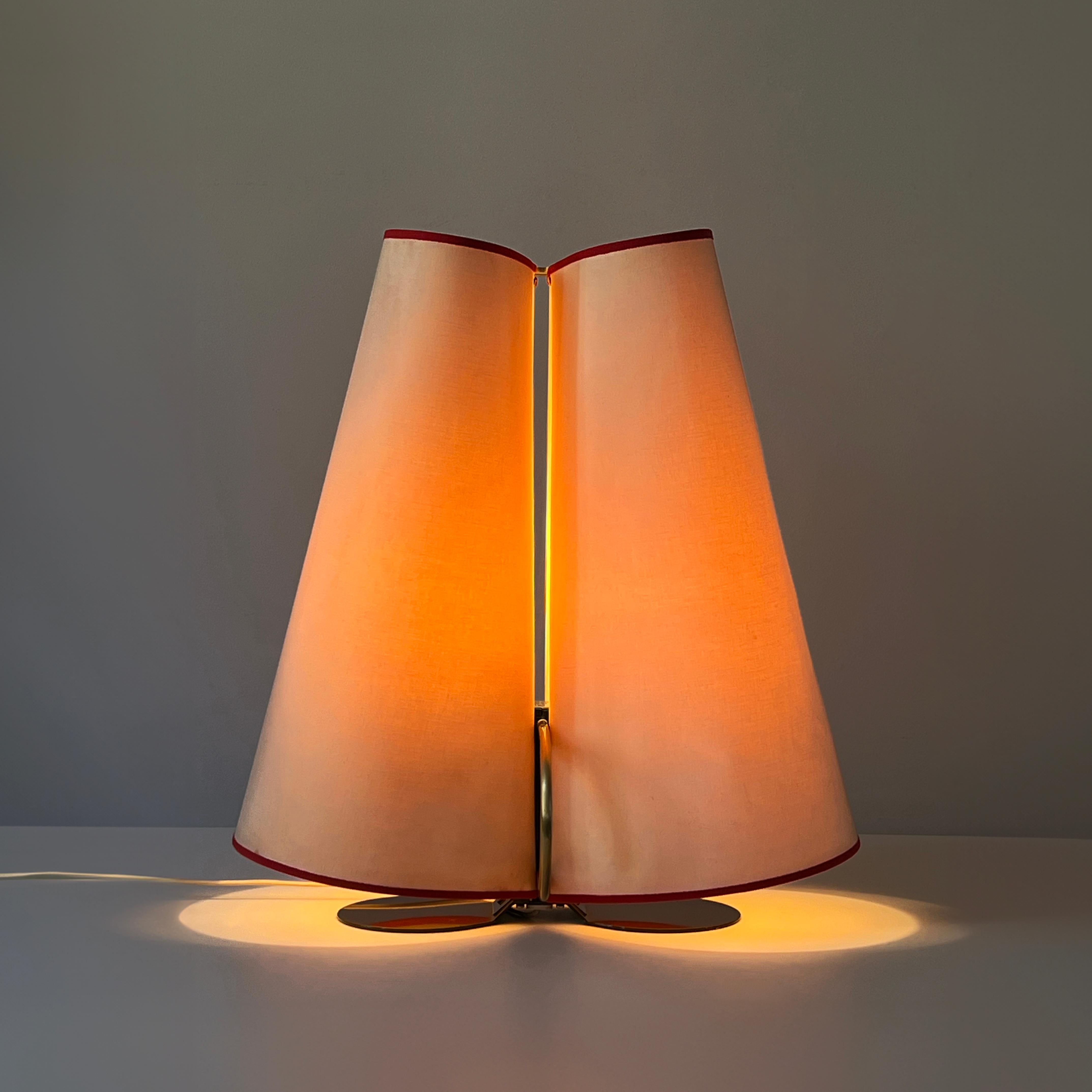 Abatina table lamp designed by Afra & Tobia Scarpa for Flos, Italy 1980s 2